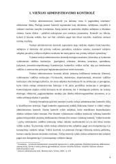 Viešojo administravimo vidinė ir išorinė priežiūra ir kontrolė 4 puslapis