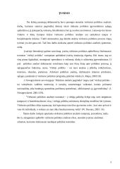 Viešosios politikos analizės samprata, procedūros ir raida 3 puslapis
