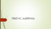 Sausio Sukilimas 1863m. 1 puslapis