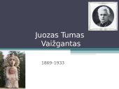 Juozas Tumas- Vaižgantas 1 puslapis