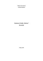 R. Eskoljė "Matisas"