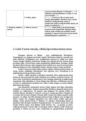 Romano “Altorių šešėly” pagrindinio veikėjo Liudo Vasario literatūrinis paveikslas antroje dalyje “Eina gyvenimas” 5 puslapis