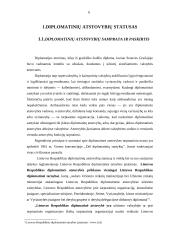 Diplomatinių atstovybių statusas ir jų funkcijos 4 puslapis