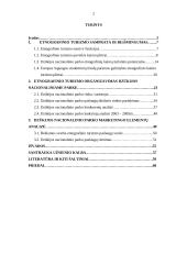 Etnografinio turizmo organizavimo ypatumai Dzūkijos nacionaliniame parke 2 puslapis