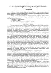 Lietuvių kalbos ugdymo problemų sprendimas 3 puslapis