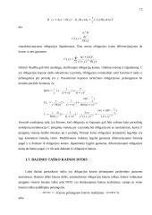 Obligacijos kainos jautrumo kriterijus 12 puslapis