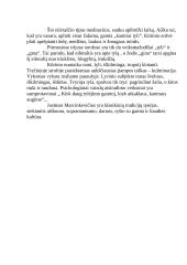 J. Marcinkevičius "Kiek daug tylėjimo gamtoj" 2 puslapis