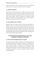 Auditoriaus darbo dokumentų funkcijos ir svarba 6 puslapis
