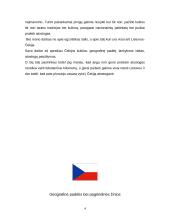 Čekijos Respublika, jos charakteristika 4 puslapis
