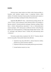 Ekonominė analizė: telekomunikacijų paslaugų teikimas AB "TEO LT" 3 puslapis