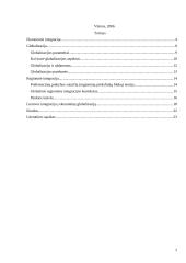 Ekonominė integracija, globalizacija, regioninė integracija – pasekmės verslui 2 puslapis