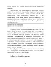 Euro įvedimas Lietuvoje: tikslingumo analizė 8 puslapis