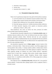 Europos Sąjungos (ES) bendroji rinka, kaip ekonominės integracijos forma 6 puslapis