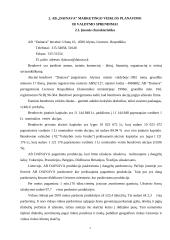 Įmonės marketingo sprendimai: AB "Dainava" 9 puslapis