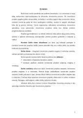 Investicinio projekto rengimas ir vertinimas 3 puslapis
