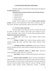 Investicinio projekto rengimas ir vertinimas 8 puslapis
