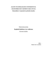 Kapitalo biudžetas ir jo valdymas 1 puslapis
