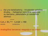 Organinė chemija: Aromatinių angliavandenių cheminės savybės 3 puslapis