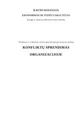 Konfliktų sprendimas organizacijoje