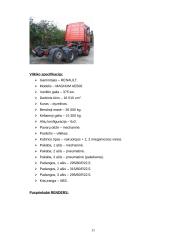 Krovinio vežimo automobilių transportu organizavimas 11 puslapis