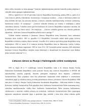 Lietuvos sienų problemos XX amžiaus pabaigoje 8 puslapis