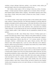 Makroekonominės ir valiutos kurso problemos naujosiose Europos Sąjungos (ES) šalyse, siekiant įsivesti eurą 18 puslapis