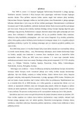 Makroekonominės ir valiutos kurso problemos naujosiose Europos Sąjungos (ES) šalyse, siekiant įsivesti eurą 3 puslapis