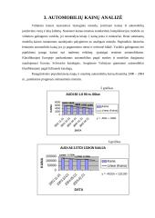 Naujų ir naudotų automobilių kainų dinamika 2000 – 2004 metais 12 puslapis