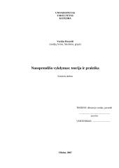 Nuosprendžio vykdymas: teorija ir praktika 1 puslapis