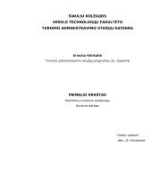 Pažintinis turistinis maršrutas: Memelio kraštas