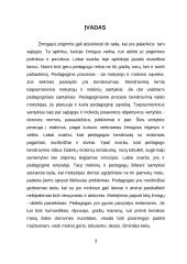 Pedagogo autoriteto problema visuomenėje 2 puslapis