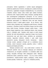 Pedagogo autoriteto problema visuomenėje 15 puslapis