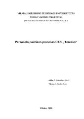 Personalo paieškos procesas UAB "Toresus" 1 puslapis