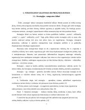 Prognozavimas ir strateginis valdymas 7 puslapis