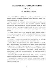 Reklamos priemonių efektyvumo įvertinimas organizacijoje 5 puslapis