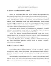 Rinkimų sistemos ir jų politinės pasekmės Lietuvoje 16 puslapis