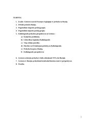 Tarptautinė prekyba. Lietuvos narystė Europos Sąjungoje (ES) ir prekyba su Rusija 2 puslapis