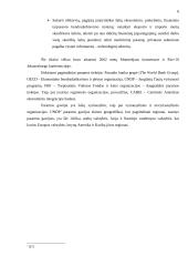 Tarptautinių plėtros ir paramos organizacijų, struktūros, veiklos krypčių ir finansavimo analizė centrinės Amerikos ekonominės i 6 puslapis