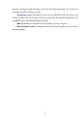 The financial property management in Lithuanian Republic 6 puslapis