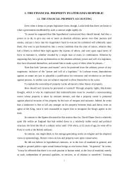 The financial property management in Lithuanian Republic 7 puslapis