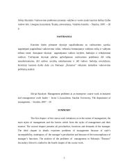Vadovavimo problemos įmonėje 2 puslapis
