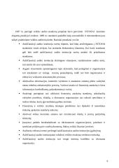 Veiklos audito apžvalga ir problemos Lietuvoje 8 puslapis