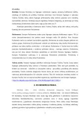 Verslas ir ekonomika naujoje Europoje. Europos Sąjungos (ES) ekonominė politika 6 puslapis