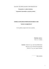 Verslo aplinkos prognozavimas: UAB "Avon Cosmetics"