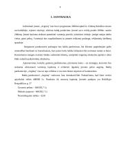 Verslo planas: baldų parduotuvė IĮ "Arginta" 4 puslapis
