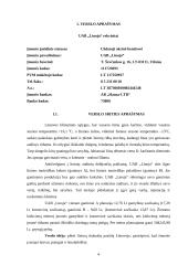 Verslo planas: lininių drabužių siuvykla UAB "Linoja" 4 puslapis