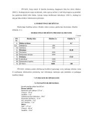 Verslo planas: maitinimo įmonė IĮ "Švyturys" 20 puslapis