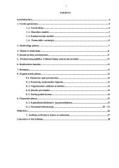 Verslo planas: mažmeninė prekyba audiniais IĮ "Stilius" 2 puslapis