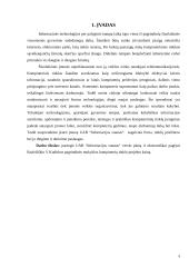 Verslo planas: tinklų priežiūra, diegimas, derinimas UAB "Informacijos srautas" 3 puslapis