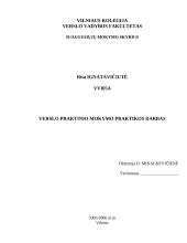 Verslo praktinis mokymas 1 puslapis